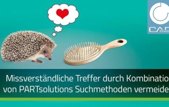 Keine falschen Treffer durch die clevere Kombination der intelligenten Suchmethoden von CADENAS