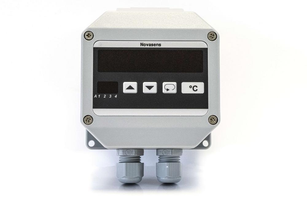 Robustes Temperaturmessgerät novasens DP1005 für Thermoelemente Pt100 und Pt1000