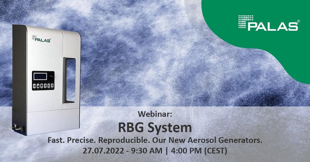 Webinar "RBG System: The new Palas® Aerosol Generator" (Webinar | Online)