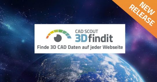 Effiziente Bauteilsuche für Ingenieure und Konstrukteure: CADENAS launcht CAD SCOUT 3Dfindit