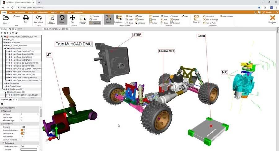 MultiCAD DMU - 3D Daten unternehmensweit kostengünstig verfügbar