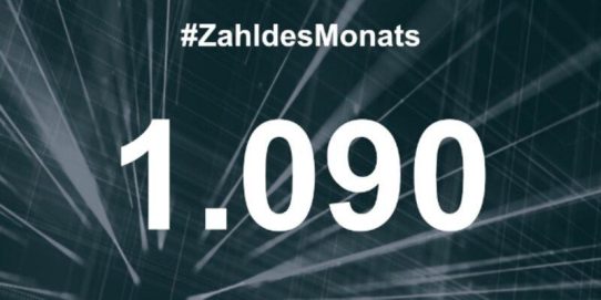 #Zahl des Monats: 1.090