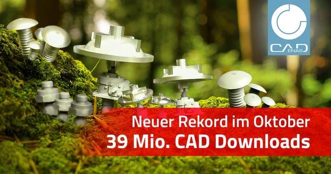 Herstellerkataloge beliebter denn je: Erstmals über 39 Mio. CAD Modelle Downloads im Monat