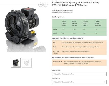 Wartungsfrei und leistungsstark: Der Seitenkanalverdichter K04MS im Detail