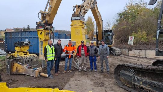 Maßgeschneiderte Lösungen für Rückbauprojekte: Containerdienst Adler vertraut auf die Premiumqualität von Epiroc und die Expertise von Nagel Baumaschinen