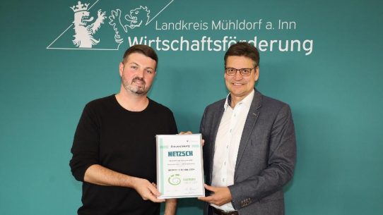 NETZSCH Pumpen & Systeme für Umweltmanagement ausgezeichnet