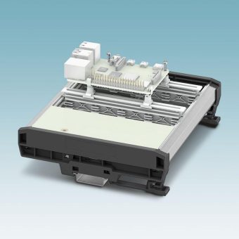 Flexibles Leiterplatten-Haltesystem für Strangprofilgehäuse UM