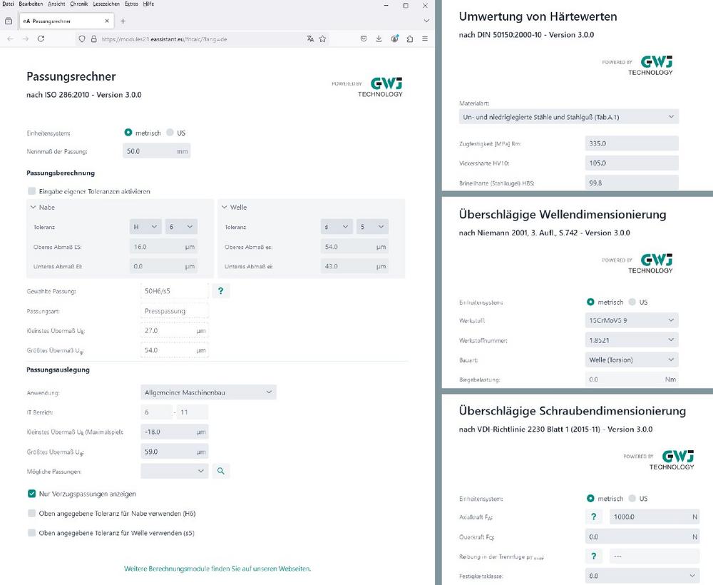 Kostenfreie Module im neuen Look